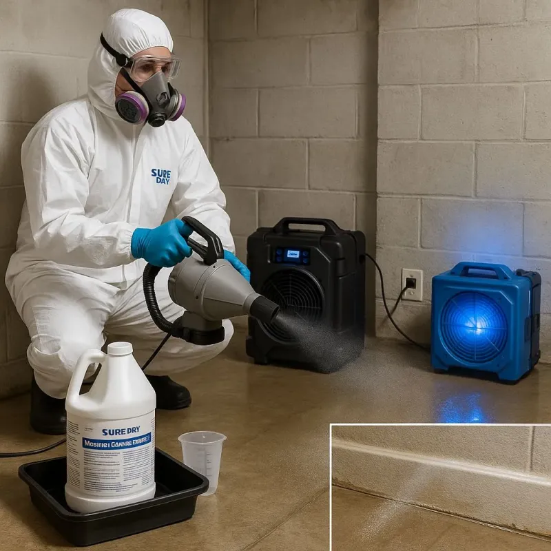 Sanitization and Odor Removal process in Wesley Chapel, NC