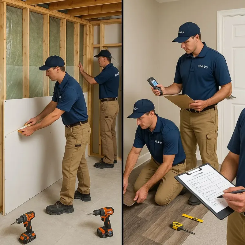 Repairs and Reconstruction process in Wesley Chapel, NC