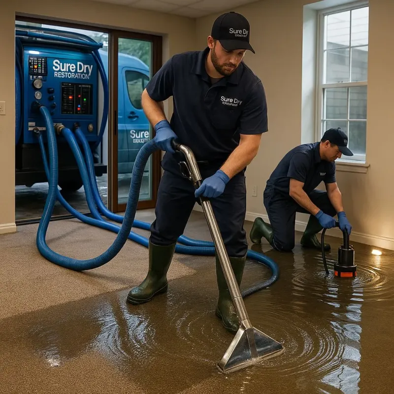Water Extraction and Removal process in Wesley Chapel, NC